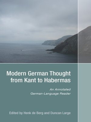cover image of Modern German Thought from Kant to Habermas